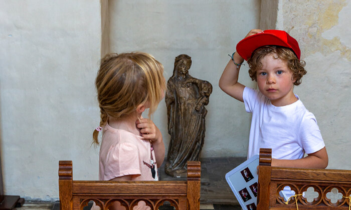 Kinderen in het Kasteel van Laarne