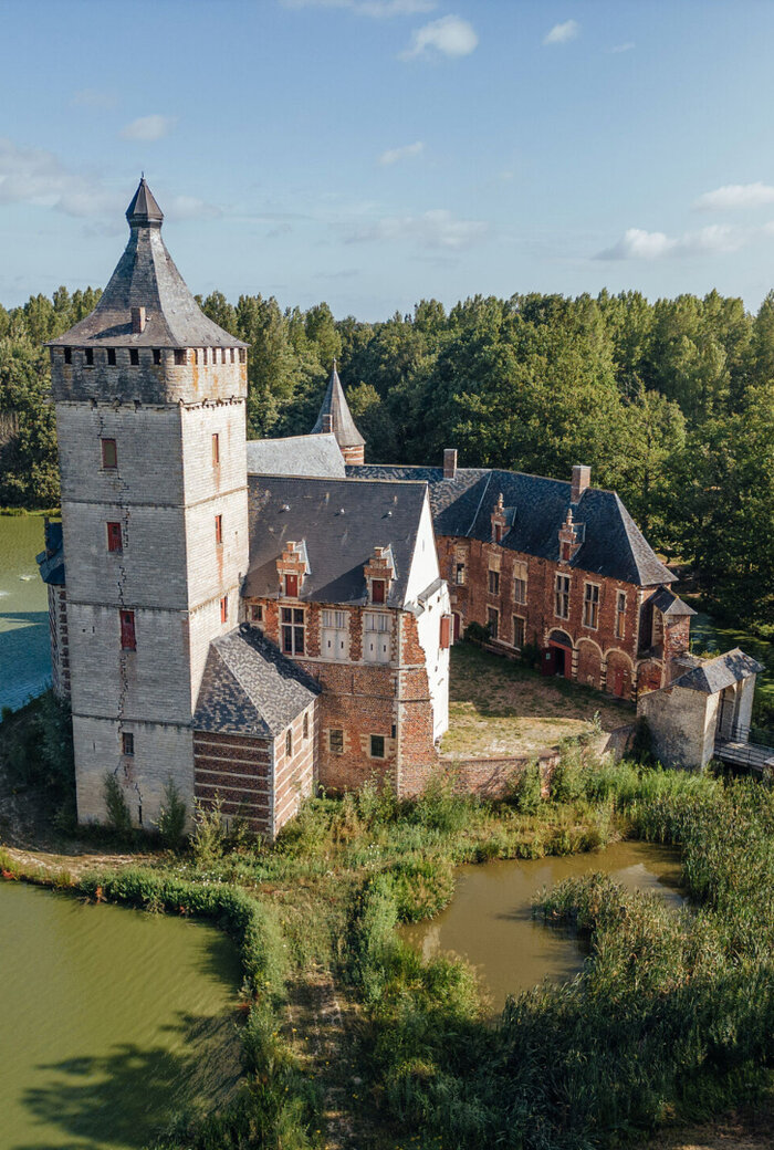 Kasteel van Horst vanuit de lucht