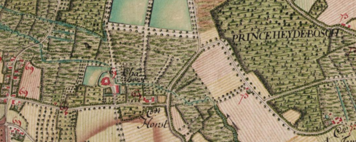 Kasteel van Horst, Ferrariskaart 1777