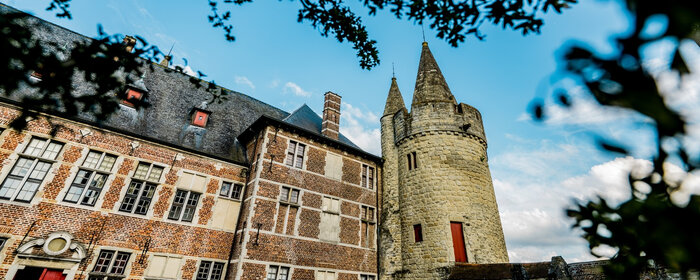 Binnenkoer Kasteel van Laarne