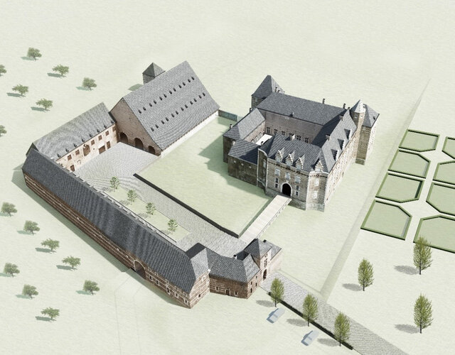 Illustratie Kasteel van Heers