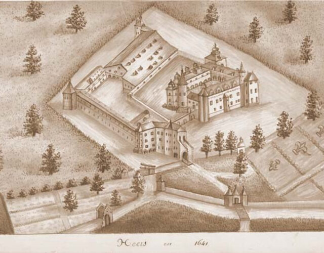 Het Kasteel van Heers in 1641