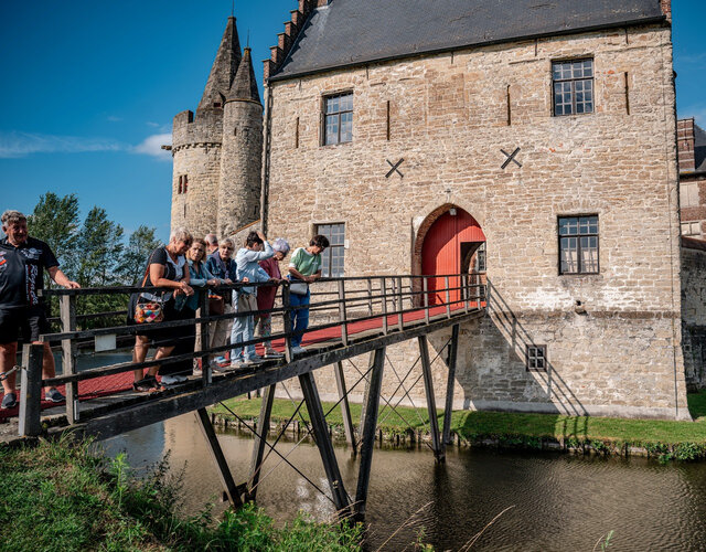 Groepsbezoek aan het Kasteel van Laarne